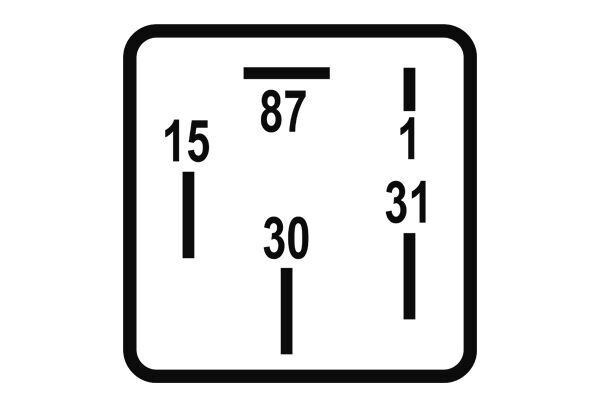 Relay, fuel pump 2