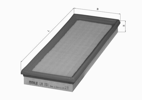 MAHLE LA 151 Filter, cabin air for VOLVO