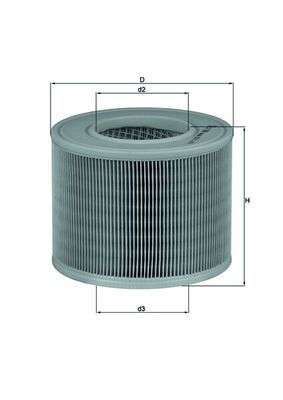 MAHLE LX 986 Vzduchový filtr