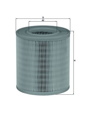 MAHLE LX 1253 Vzduchový filtr