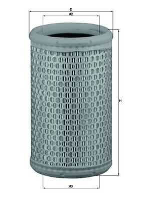 MAHLE LX 646/1 Air Filter...