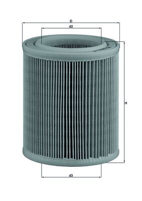 MAHLE LX 329 Air Filter for...