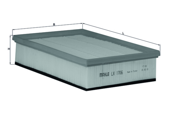 MAHLE LX 1706 légszűrő FORD