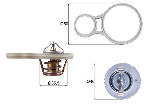 MAHLE TX 255 91 Termostat,...