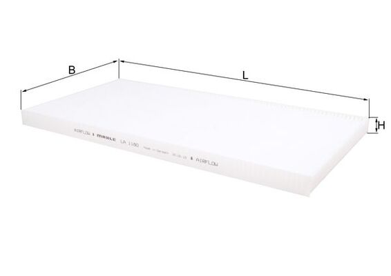 MAHLE LA 1180 Φίλτρο, αέρας...