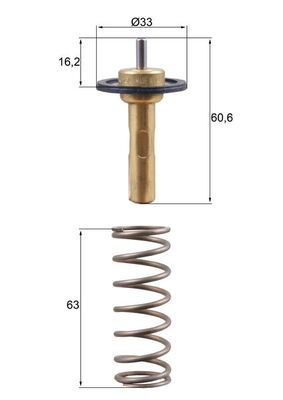 MAHLE TX 311 90D термостат,...