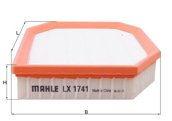 MAHLE LX 1741 въздушен филтър