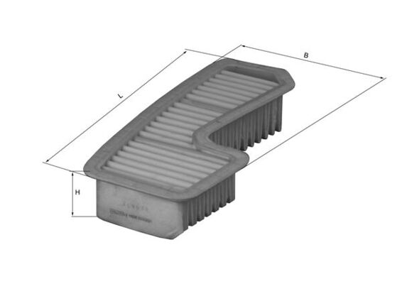 MAHLE LX 1936 въздушен филтър