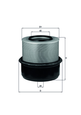 MAHLE LX 80 Φίλτρο αέρα