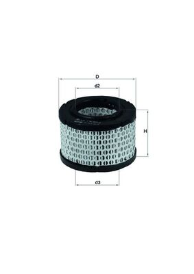 MAHLE LX 191 Air Filter