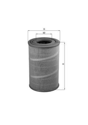 MAHLE LX 560/1 légszűrő ERF...