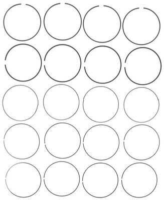 MAHLE 42306CP Piston Ring Kit for ACURA