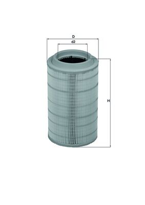 MAHLE LX 1789 Air Filter