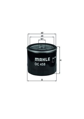 MAHLE OC 458 Olejový filtr