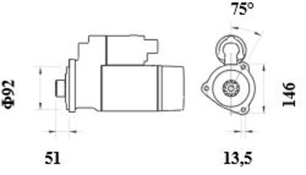 MAHLE MS 941 starter