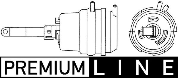 Actuator, blending flap 2