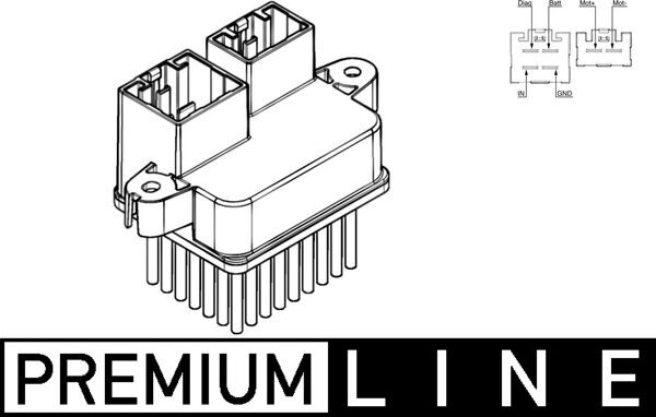 MAHLE ABR 107 000P regulator, kupévifte