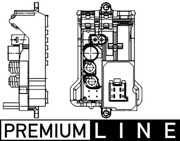 Regulator, interior blower 2