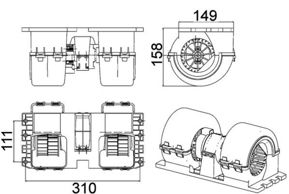 MAHLE AB 145 000P...