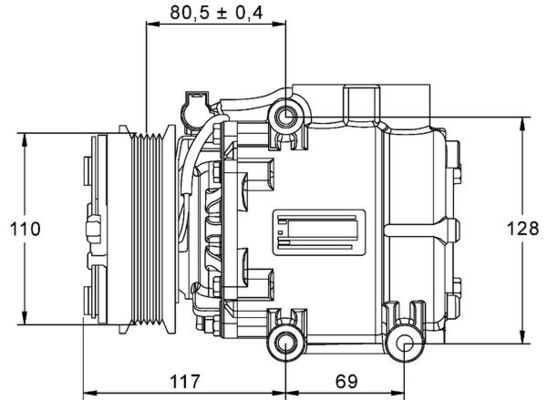 MAHLE ACP 858 000P...