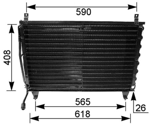 Condenser, air conditioning