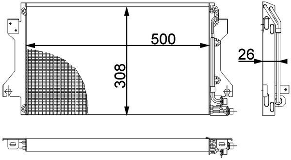 Condenser, air conditioning
