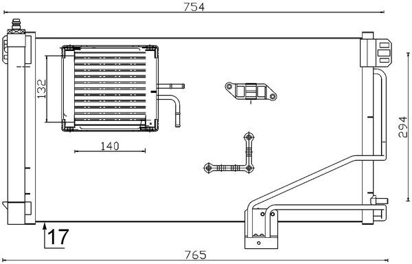 Condenser, air conditioning