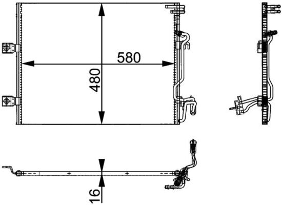 Condenser, air conditioning