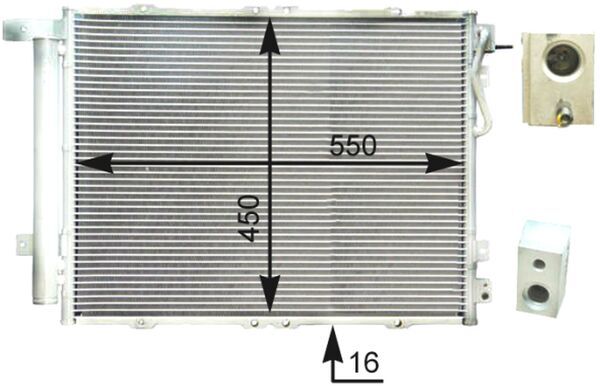 Condenser, air conditioning