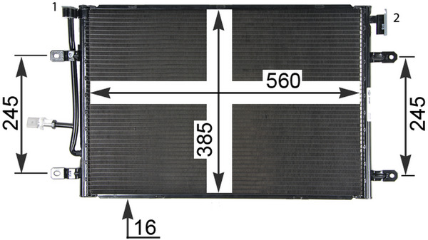 Condenser, air conditioning 4