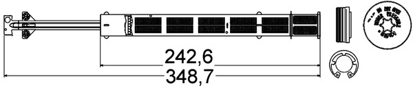 MAHLE AD 57 000P szárító,...