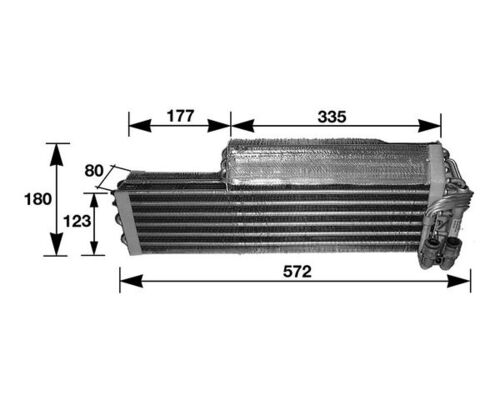 MAHLE AE 37 000S Výparník,...