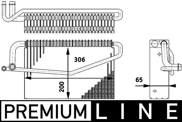 Evaporator, air conditioning 2