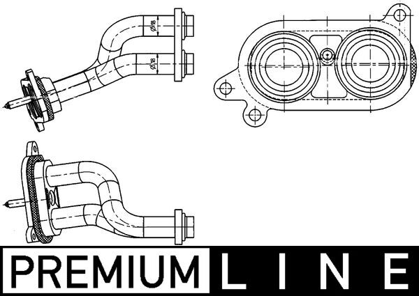 Pipe, heat exchanger 2