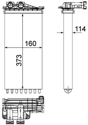 MAHLE AH 196 000P Vymenik...