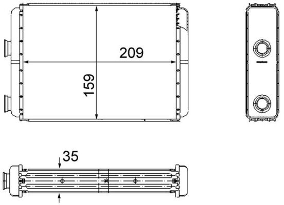 MAHLE AH 60 000S Vymenik...