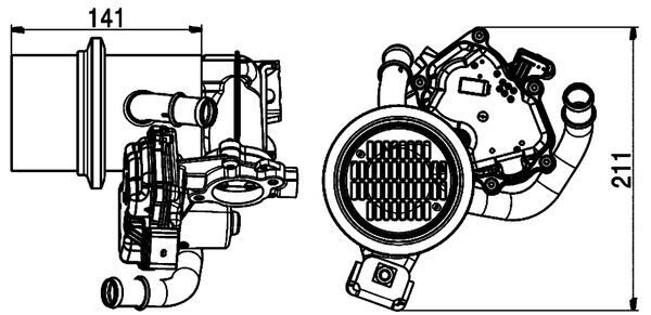 MAHLE CE 15 000P Chladic,...