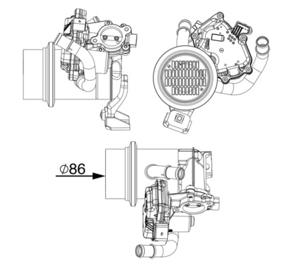 MAHLE CE 18 000P Chladic,...