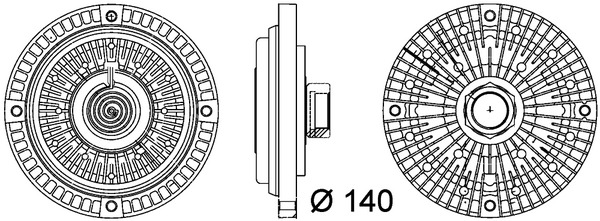 Clutch, radiator fan 3