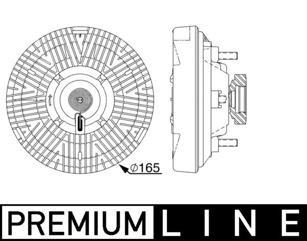 Clutch, radiator fan 2