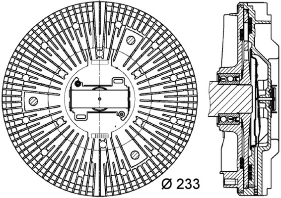 Clutch, radiator fan 3
