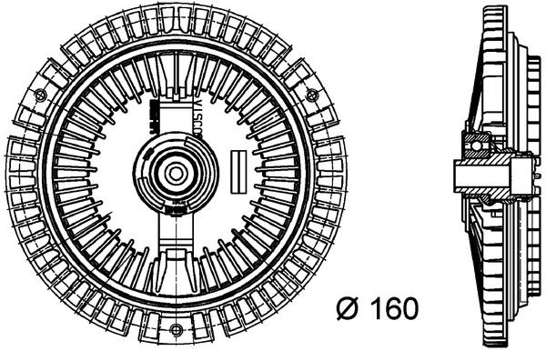 Clutch, radiator fan 3