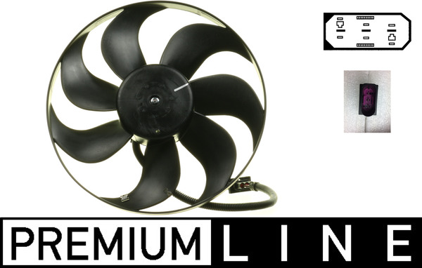 Fan, engine cooling 8