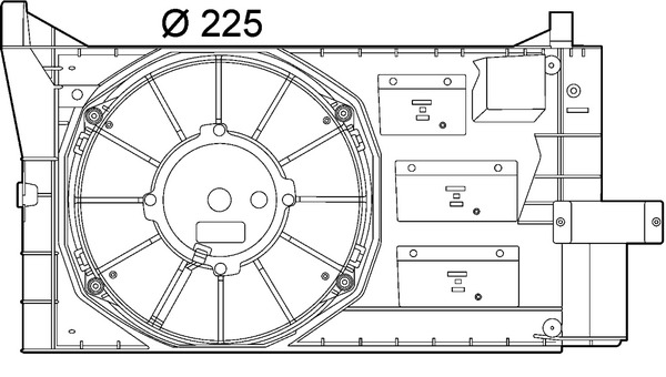 MAHLE CFF 154 000P Větrák,...