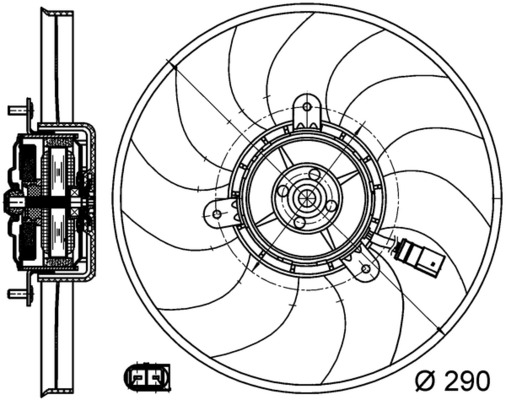 Fan, engine cooling 3