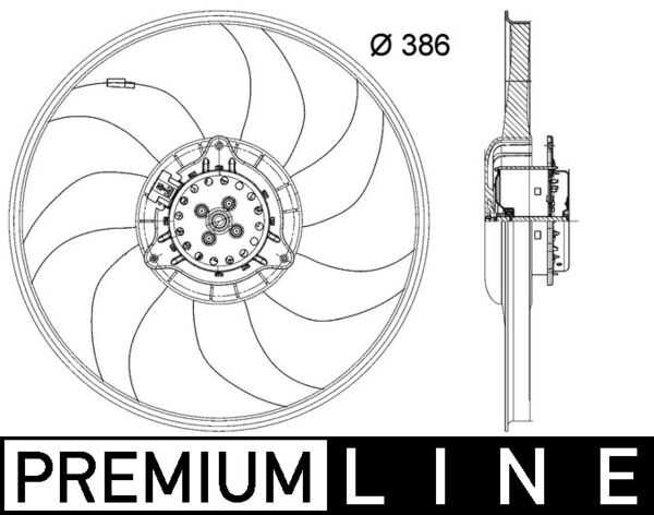 MAHLE CFF 399 000P Fan,...