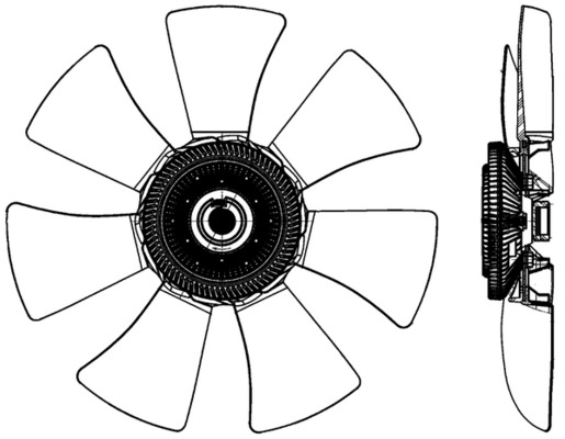 MAHLE CFF 491 000P Větrák,...