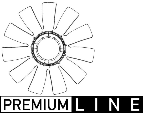 Fan Wheel, engine cooling 2