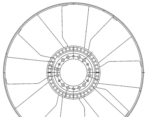 Fan Wheel, engine cooling