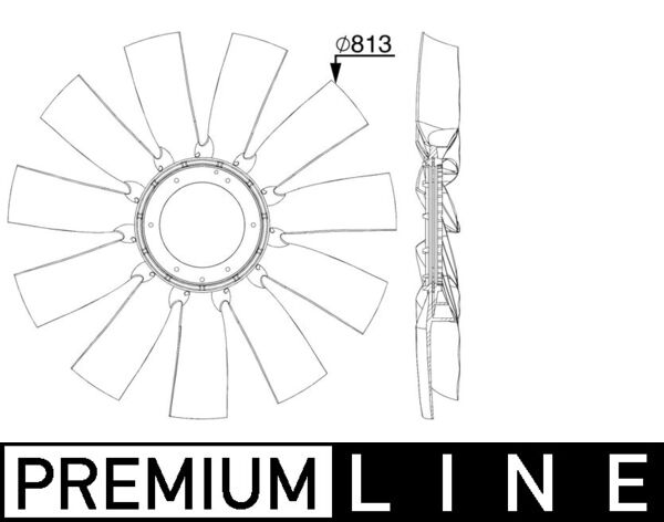 Fan Wheel, engine cooling 2